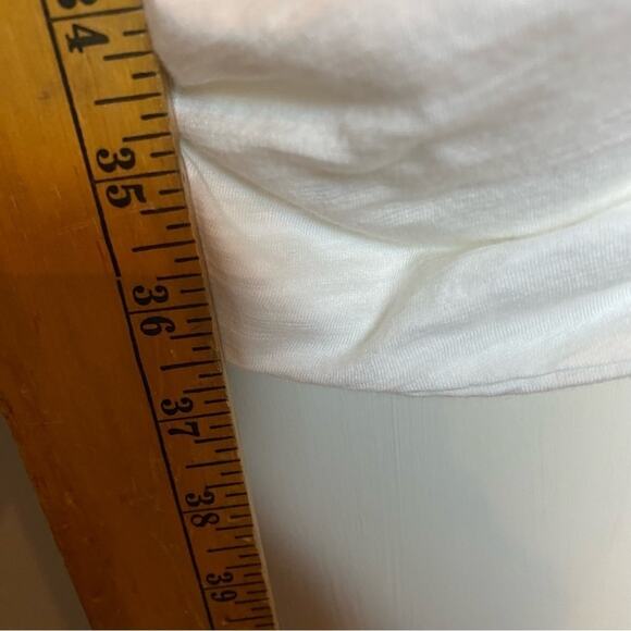 Indigenous My Favorite Everyday White Ruched Dress - Small - Picture 6 of 6